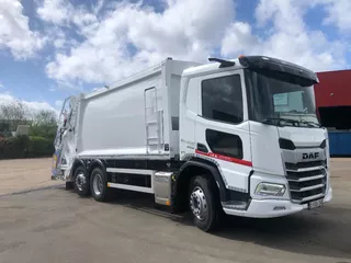 DAF XD 340 FAN Traxon VDK Pusher 4000 25m&sup3; + AE weighing Eurolift/CB011 + AE weighing